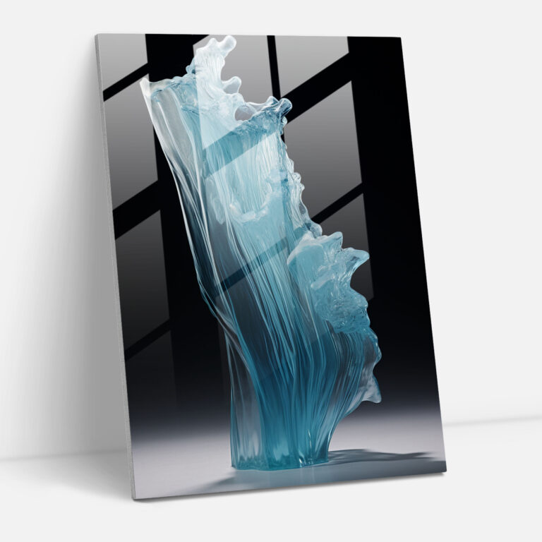 Serenity Glass Sculpture - Realistic Glass Sculpture, Serenity, Glass Wall Art, Home Decoration
