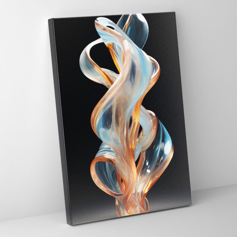 Realistic Glass Sculpture Wall Art - Realistic Glass Sculpture, Canvas, Wall Art, Canvas Wall Art
