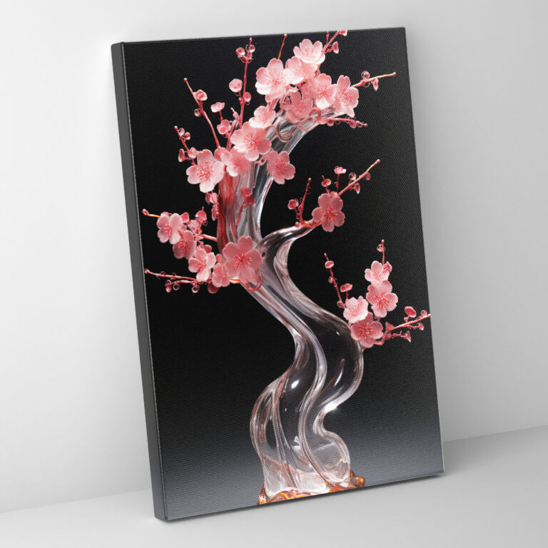 Realistic Glass Sculpture Canvas Wall Decoration - Realistic Glass Sculpture, Realistic Glass Sculpture, Wall Art, Wall Decoration