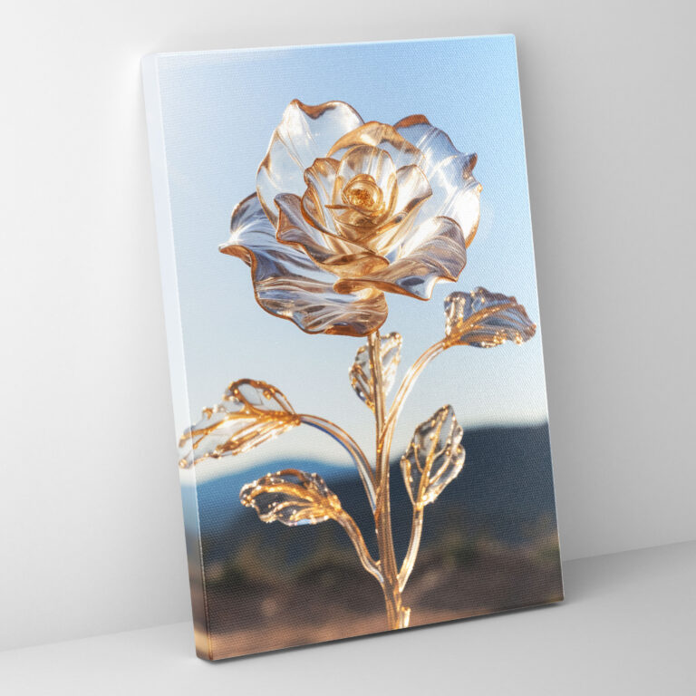 Realistic Glass Sculpture Canvas Print - Realistic Glass Sculpture, Canvas, Realistic Glass Sculpture, Canvas Wall Art
