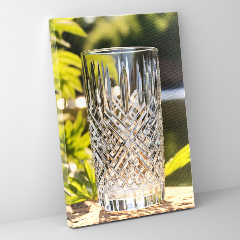 Realistic Glass Sculpture Wall Art - Realistic Glass Sculpture, Canvas, Home Decoration, Glass Sculpture