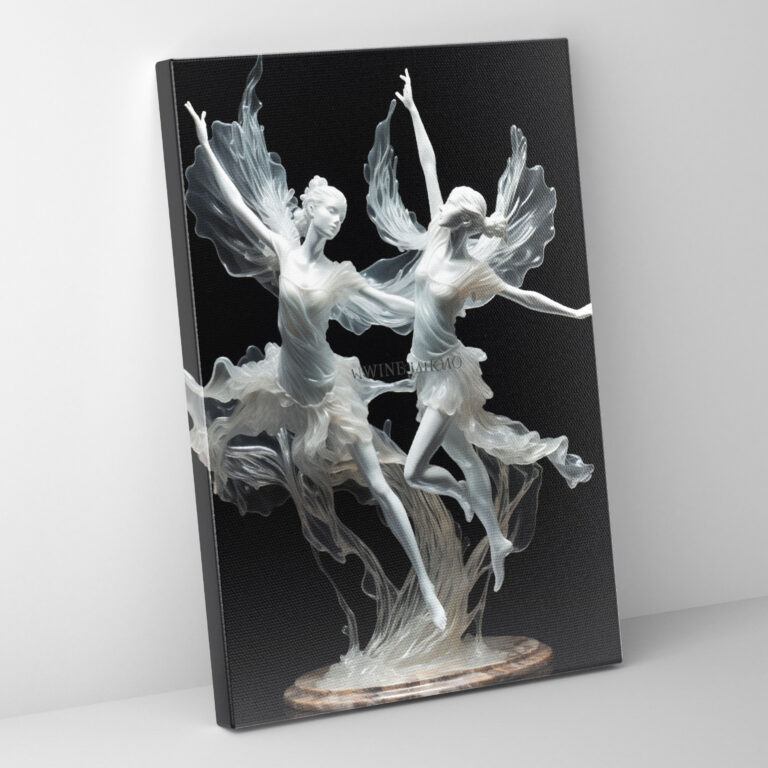 Realistic Glass Sculpture Wall Decoration - Realistic Glass Sculpture, Graceful, Joy Of Dance, Beauty