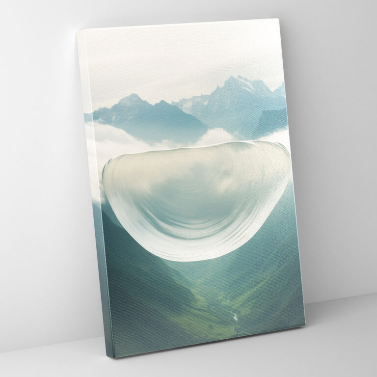 Realistic Glass Sculpture Wall Art - Realistic Glass Sculpture, Serenity, Wall Art, Transparent Glass