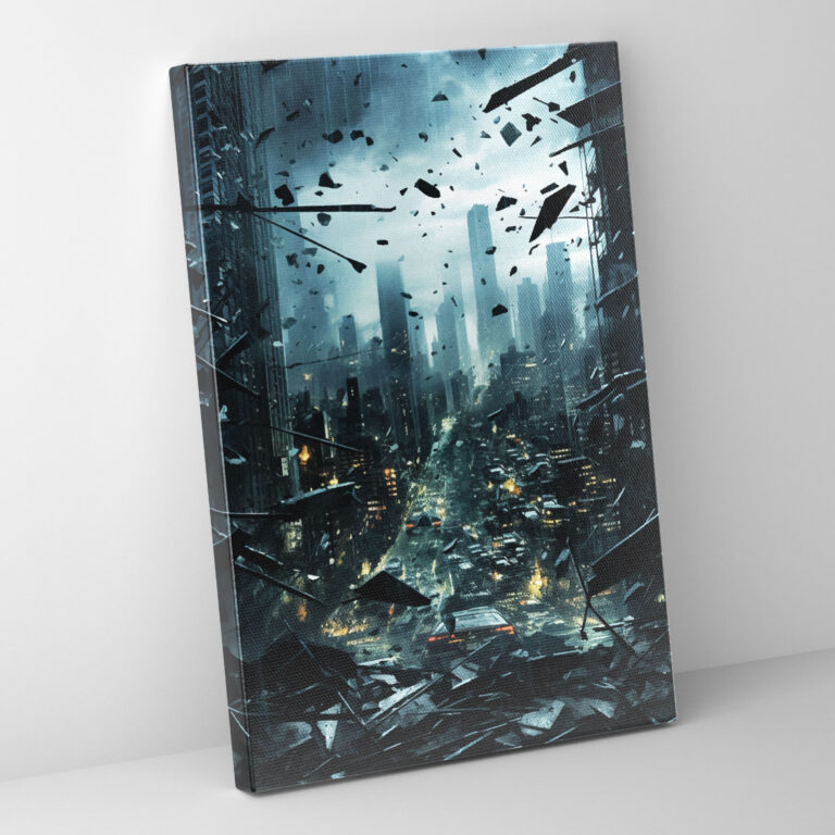 Realistic Glass Sculpture Canvas Art - Realistic Glass Sculpture, Wall Art, Wall Decoration, Awe