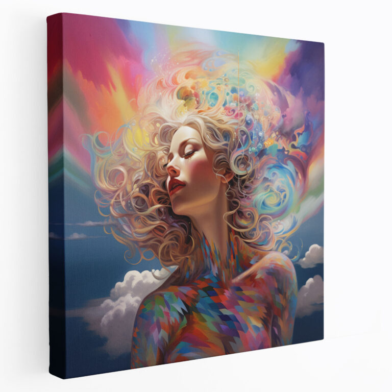 Dreamy Rainbow Canvas Print - Rainbow, Dreamy, Wall Art, Home Decoration