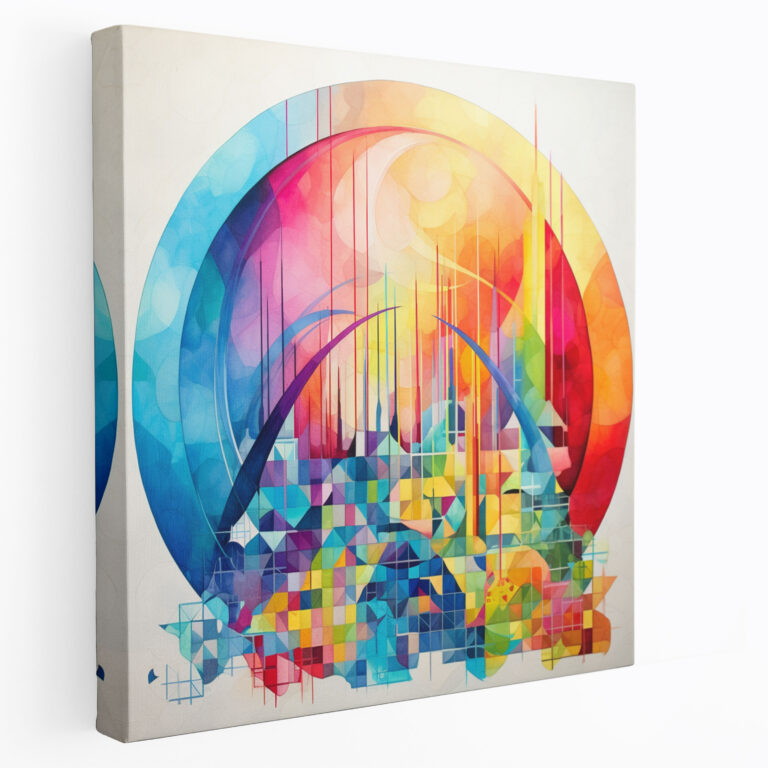 Rainbow Wall Decoration - Rainbow, Modern, Eye-Catching, Wall Art