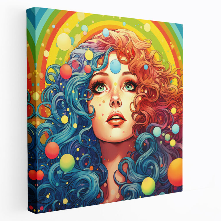 Rainbow Wall Decoration - Rainbow, Comic Book-Style, Wall Decoration, Energetic