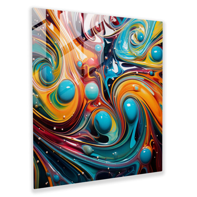 Rejection Reflections - Glass Wall Art - Rejection, Intricate Patterns, Glass Print, Home Decoration