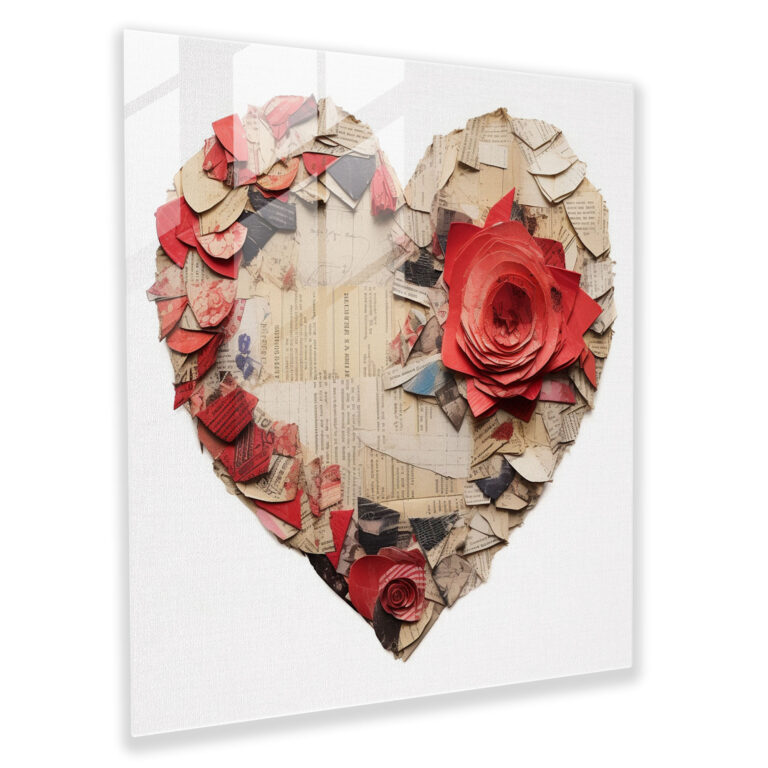 Rejection Modern Glass Print - Rejection, Wall Decoration, Home Decoration, Glass Art