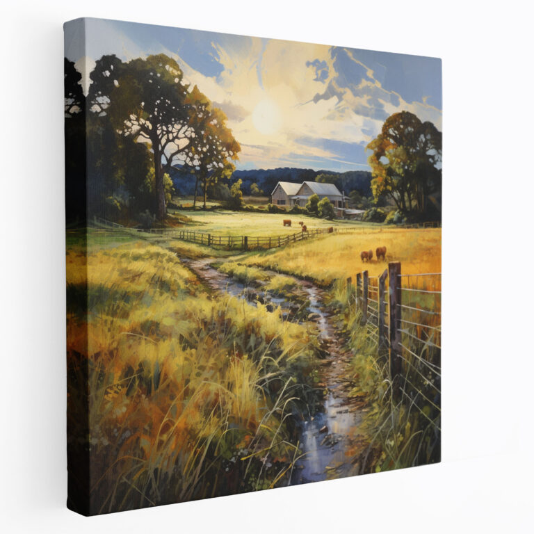 Impressionistic Rolling Stones Canvas Print - Rolling Stones, Nature, Canvas Wall Art, Rolling Stones