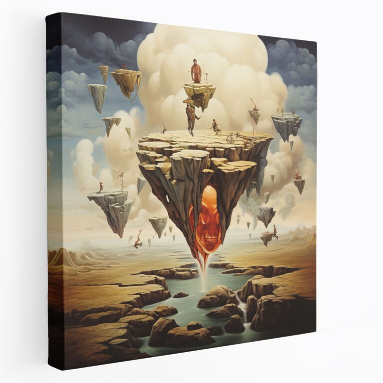 Rolling Stones Canvas Print - Surreal Artwork - Rolling Stones, Canvas Print, Home Decoration, Surreal Artwork