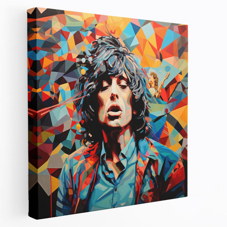 Rolling Stones Wall Decoration - Geometric Collage - Rolling Stones, Intricate Patterns, Home Decoration, Rolling Stones