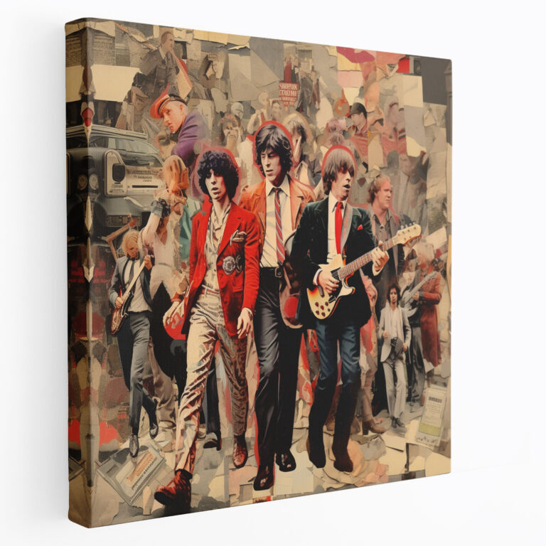 Rolling Stones Wall Art - Rolling Stones, Nostalgic, Vintage Photos, Wall Art