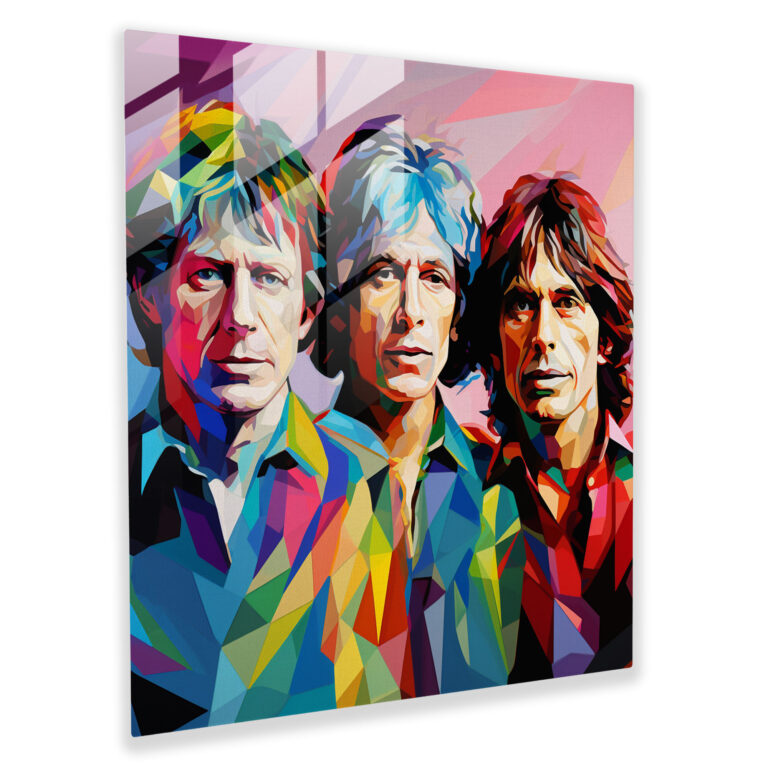 Rolling Stones Glass Print - Rolling Stones, Home Decoration, Rolling Stones, Wall Decoration