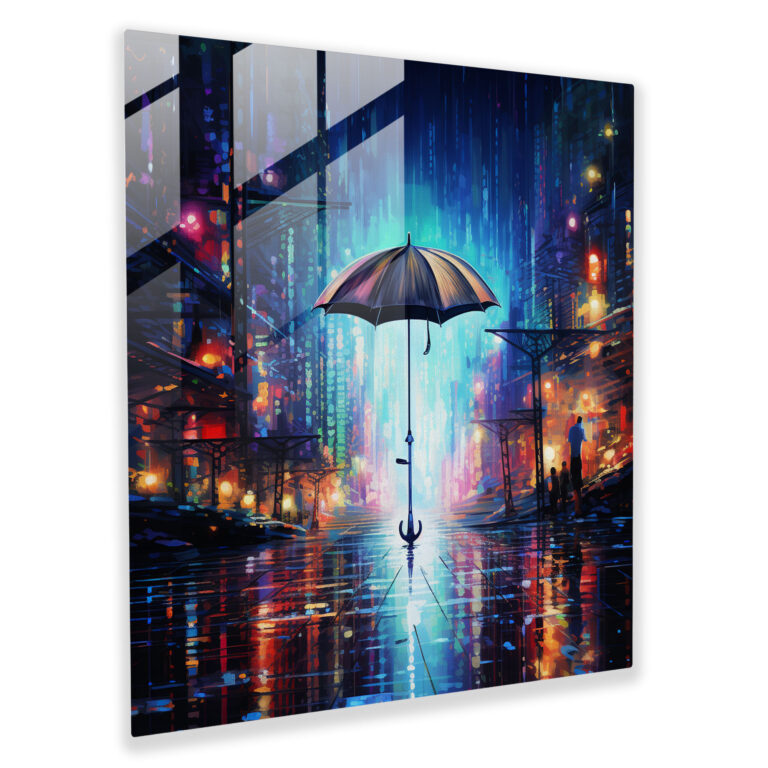 Hopeful Rain Glass Print - Rain, Rain, Glass Print, Glass Art