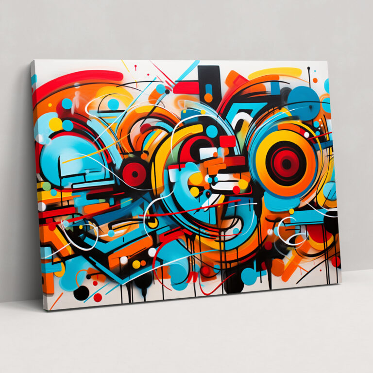 Rome Wall Decoration - Dynamic Graffiti - Rome, Abstract Graffiti, Wall Decoration, Rome