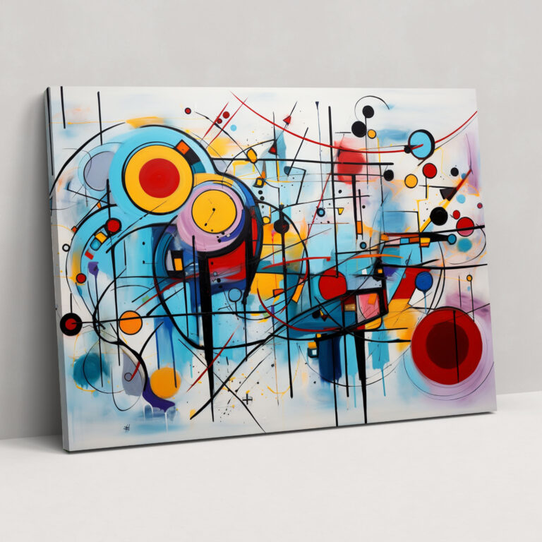 Rome Wall Decoration - Vibrant Abstract Fusion - Rome, Contemporary, Wall Decoration, Culture
