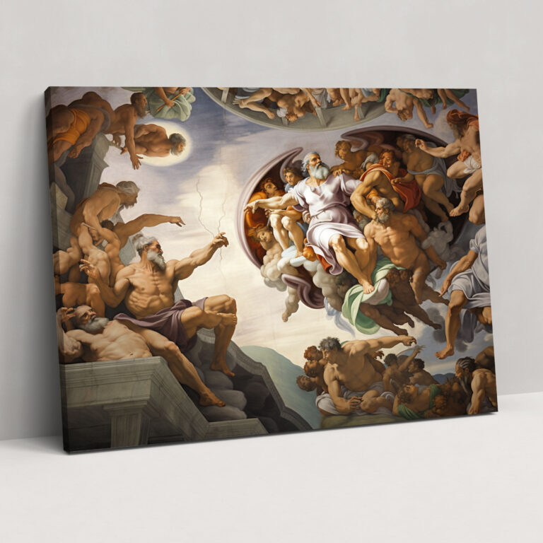 Rome Canvas Print - Sistine Chapel Ceiling Oil Painting - Rome, Wall Art, Canvas Print, Wall Decoration