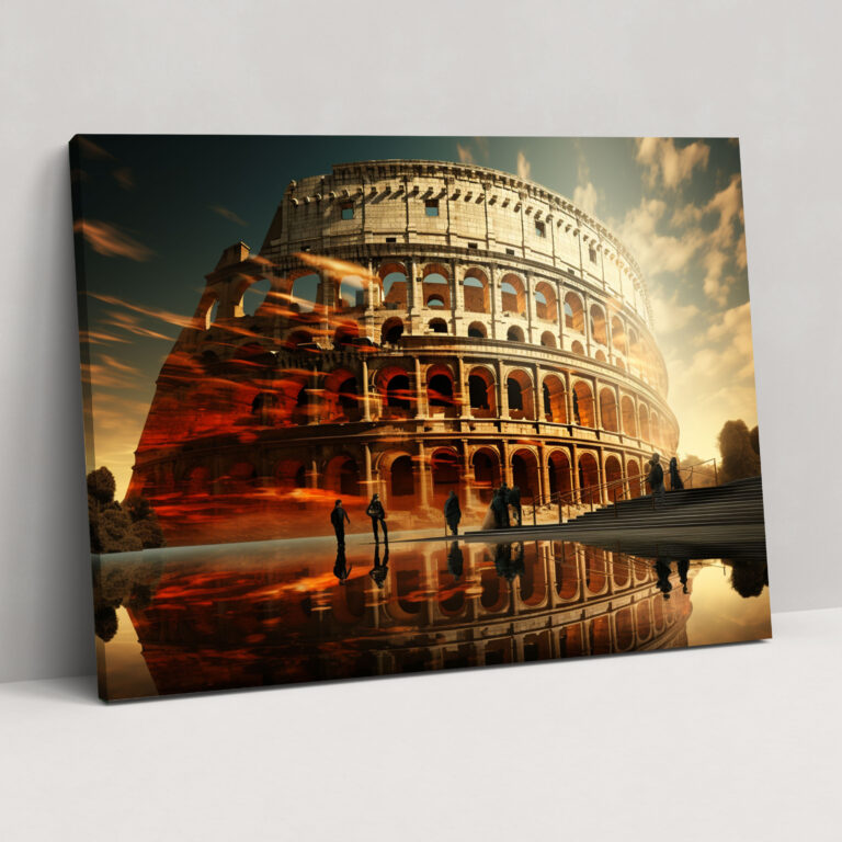 Rome Wall Art - Surreal Colosseum Digital Collage - Rome, Surreal Digital Collage, Wall Art, Home Decoration