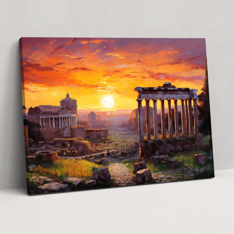Romantic Rome Canvas Print - Rome, Canvas Wall Art, Wall Decoration, Wall Art