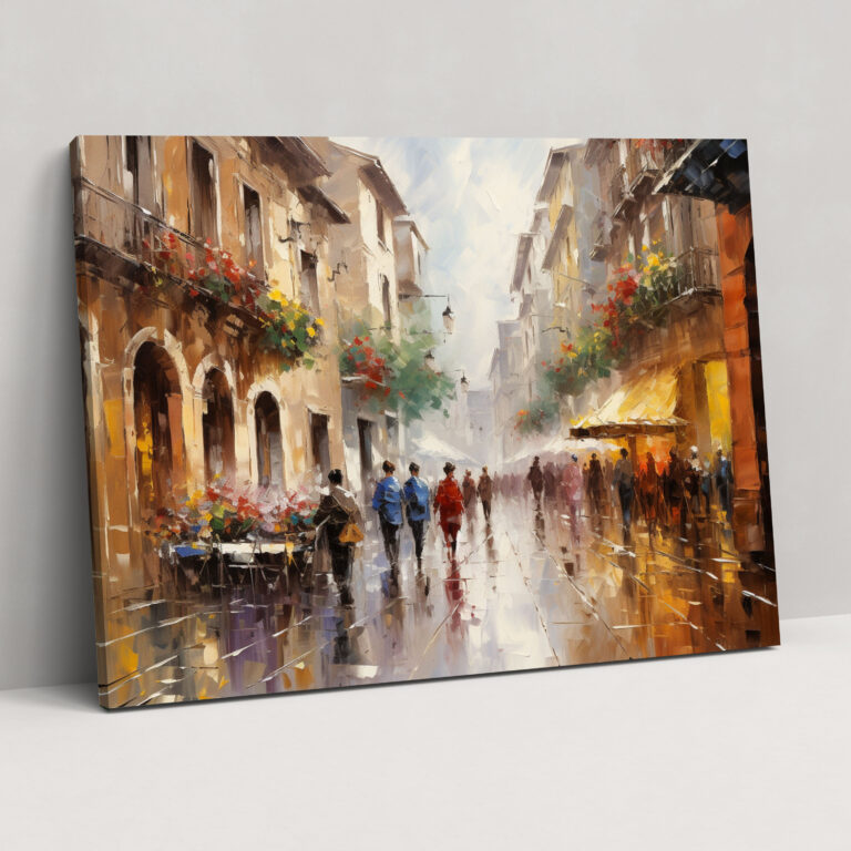 Rome Impressionist Wall Art - Rome, Impressionist Artwork, Wall Art, Canvas