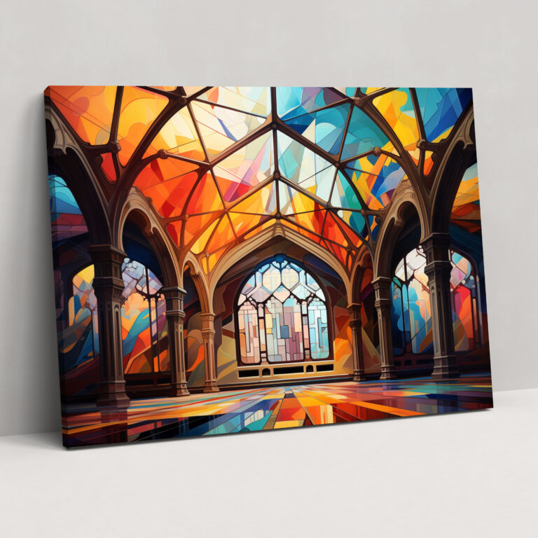 Rome Abstract Canvas Print - Rome, Sistine Chapel Ceiling, Home Decoration, Canvas Print