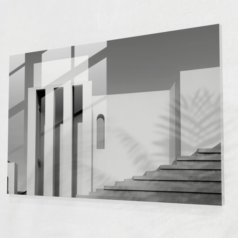 Rome Glass Print - Minimalist Roman Forum - Rome, Glass Wall Art, Modern Art, Wall Decoration