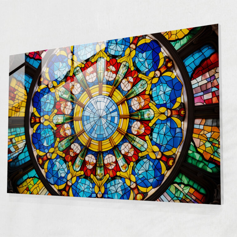 Rome Glass Wall Art - Rome, Artistic Heritage, Vibrant Colors, Vatican City