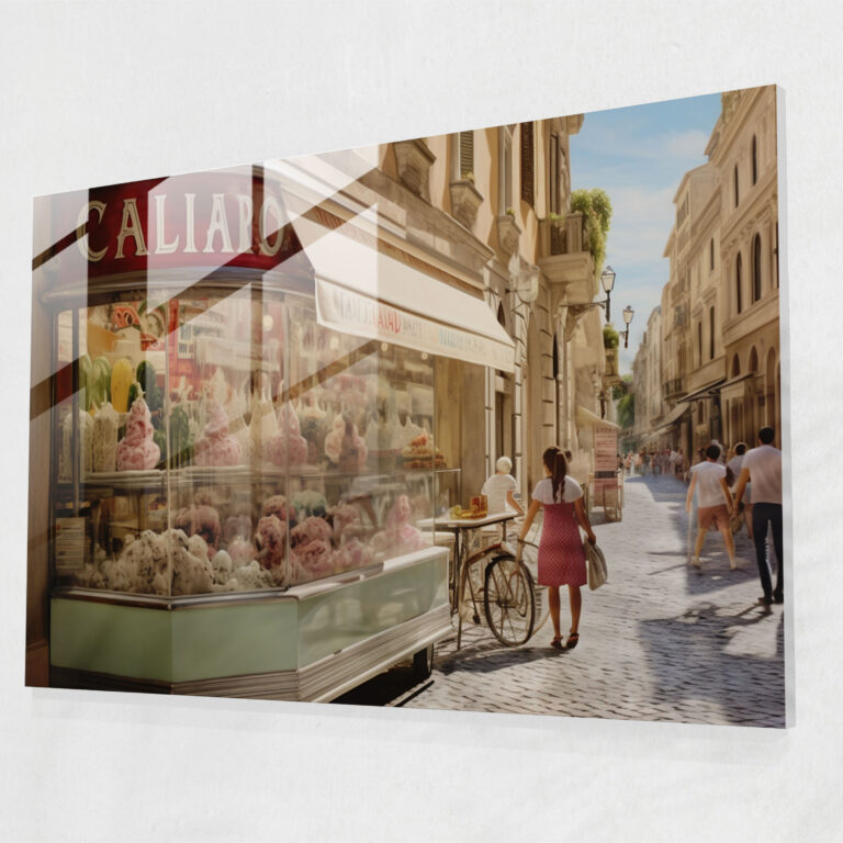 Rome Glass Art - Rome, Glass Art, Rome, Retro Advertisement