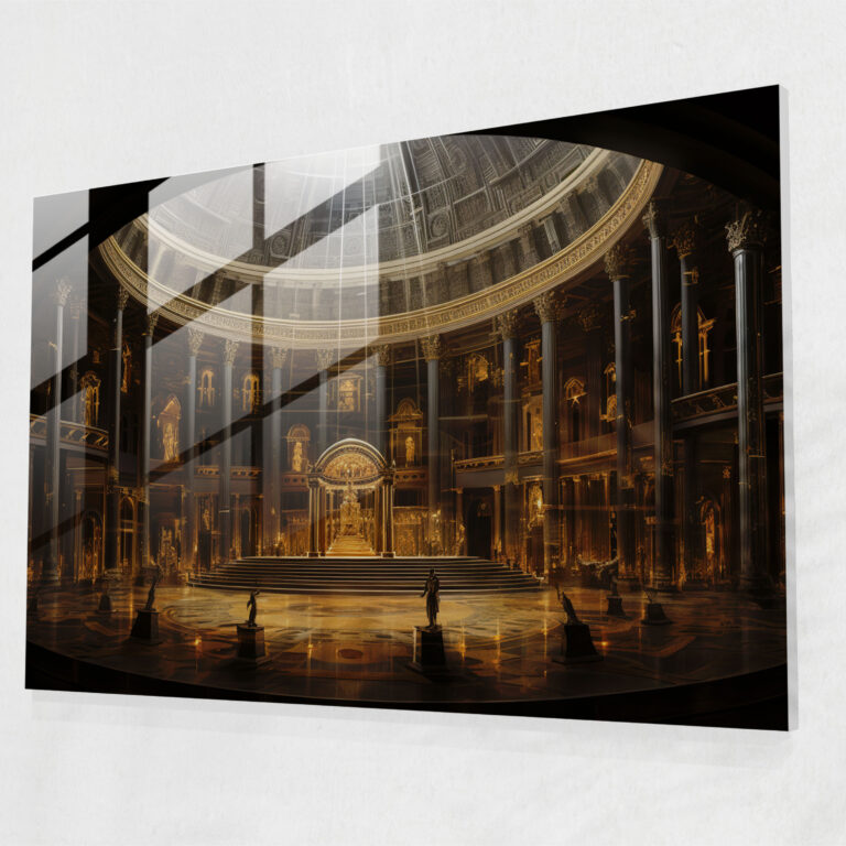 Rome Glass Art - Rome, Modern Art, Glass Art, Exquisite Piece