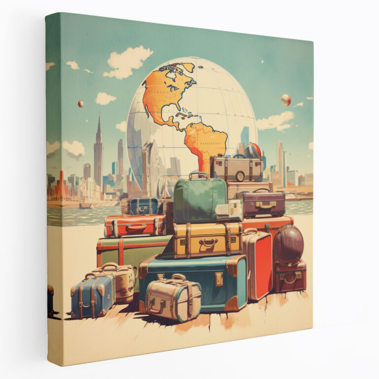 Vintage Travel Posters Wall Art - Retro, Wall Art, Home Decoration, Canvas Print