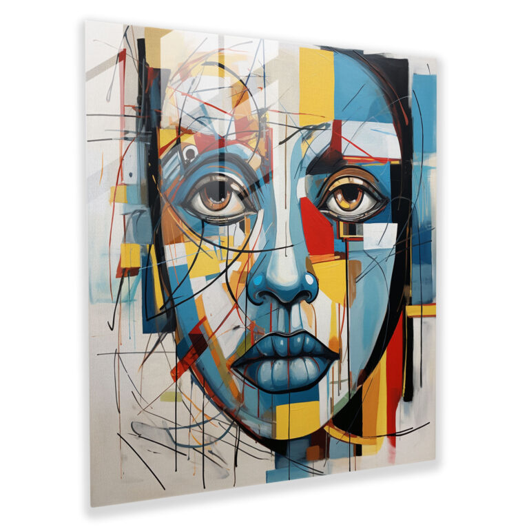 Scarface Glass Print - Scarface, Glass Print, Wall Decoration, Abstract Expressionism