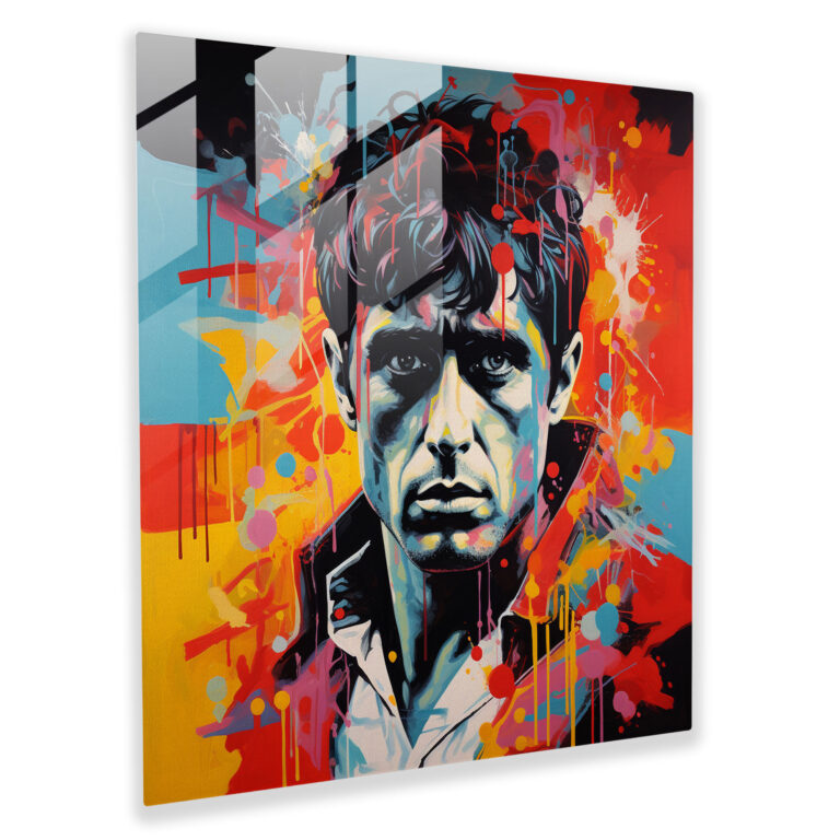 Scarface Complexity Glass Print - Scarface, Glass Print, Modern Art, Glass Art
