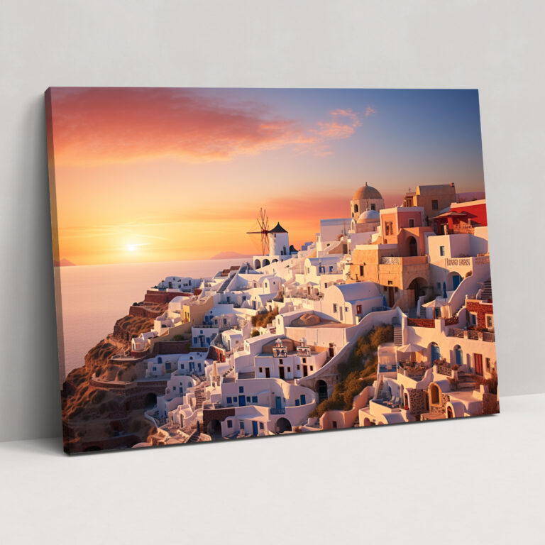 Oia Sunset Wall Art - Santorini, Oia, Wall Decoration, Santorini