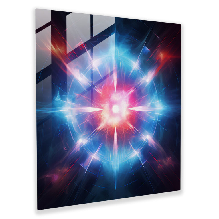 Star Wars Glass Print - Cosmic Force - Star Wars, Modern Art, Force Symbol, Wall Decoration