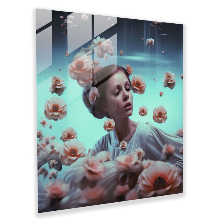 Star Wars Surreal Glass Print - Star Wars, Home Decoration, Surreal, Princess Leia