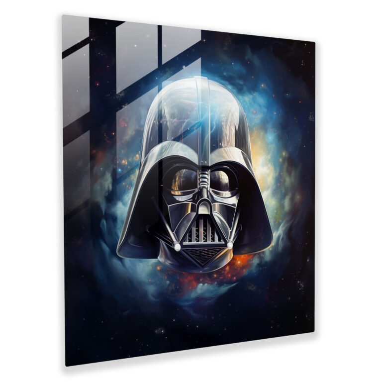 Star Wars Glass Print - Surreal Art - Star Wars, Home Decoration, Wall Decoration, Space