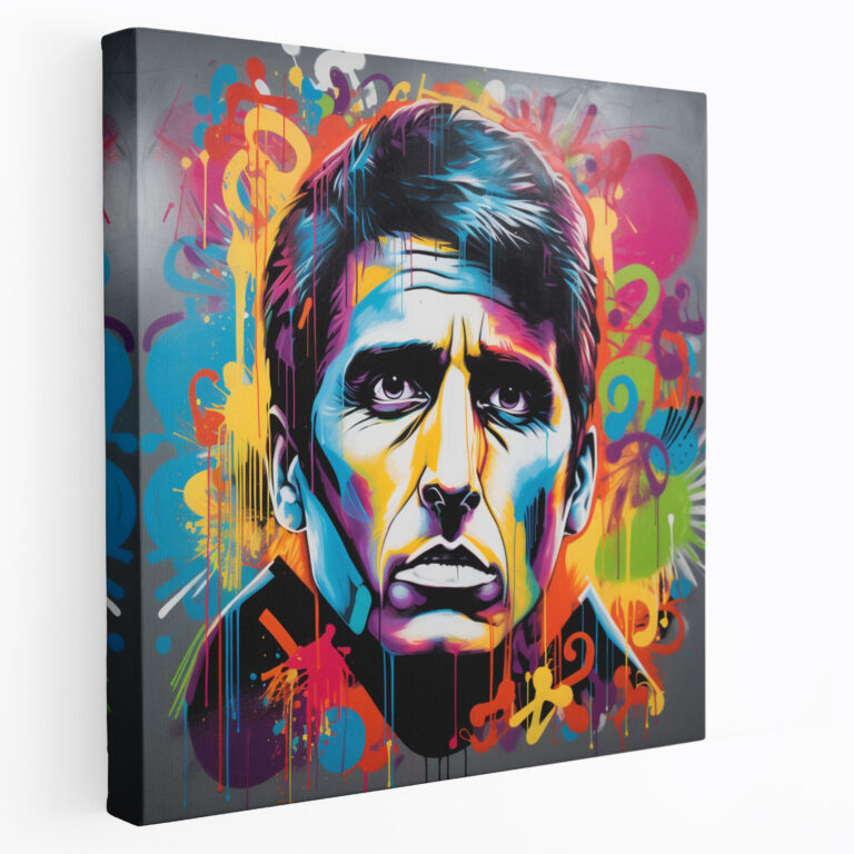 Scarface Wall Art - Scarface, Graffiti Art, Home Decoration, Wall Decoration