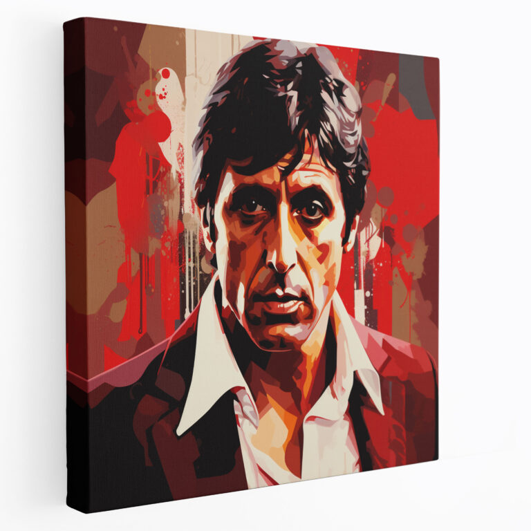 Scarface Wall Decoration - Scarface, Wall Decoration, Canvas Print, Tony Montana
