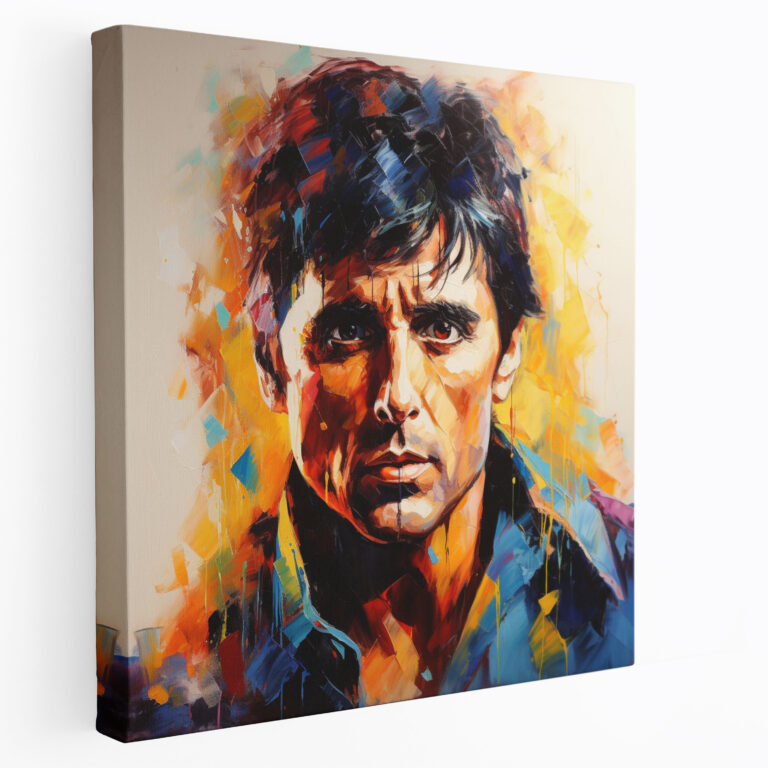 Scarface Wall Art - Scarface, Intrigue, Wall Art, Impressionist Painting