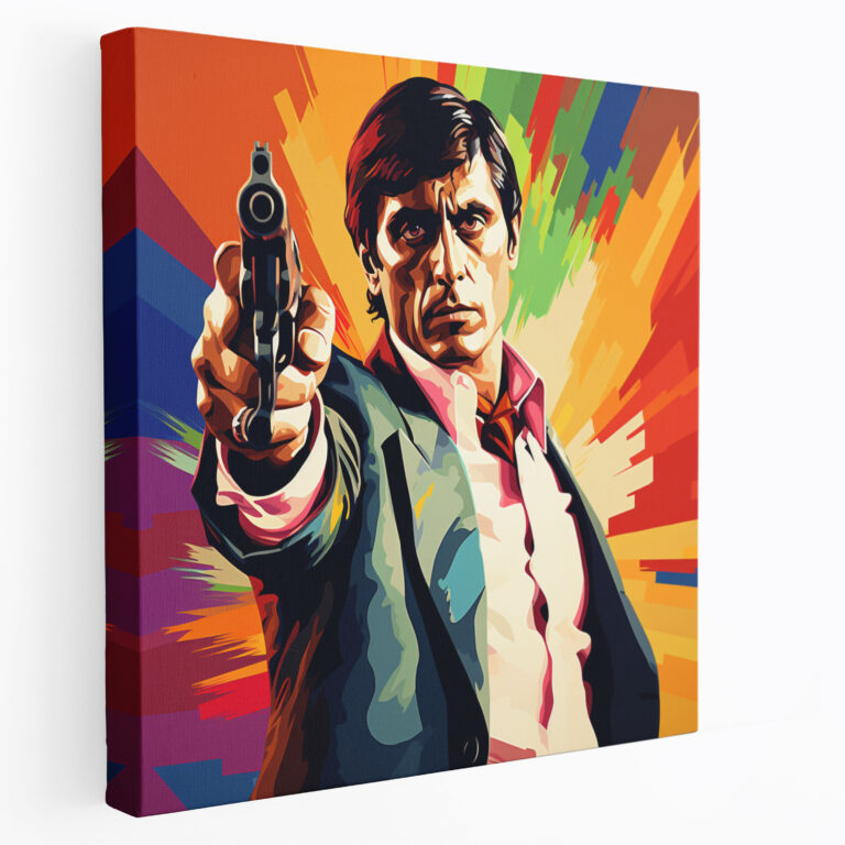 Scarface Wall Art - Scarface, Pop Art, Canvas Print, Scarface