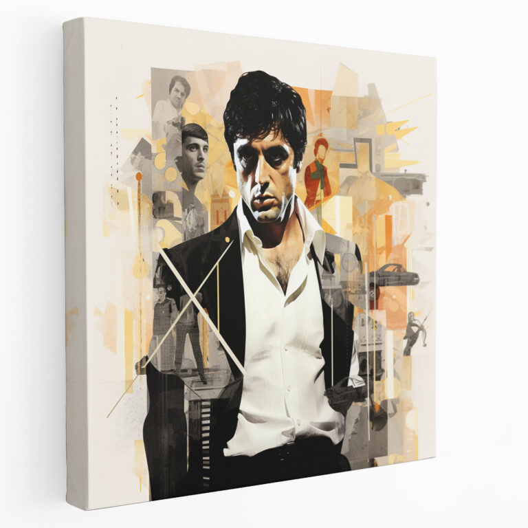 Scarface Wall Art - Scarface, Modern Twist, Collage, Canvas Print