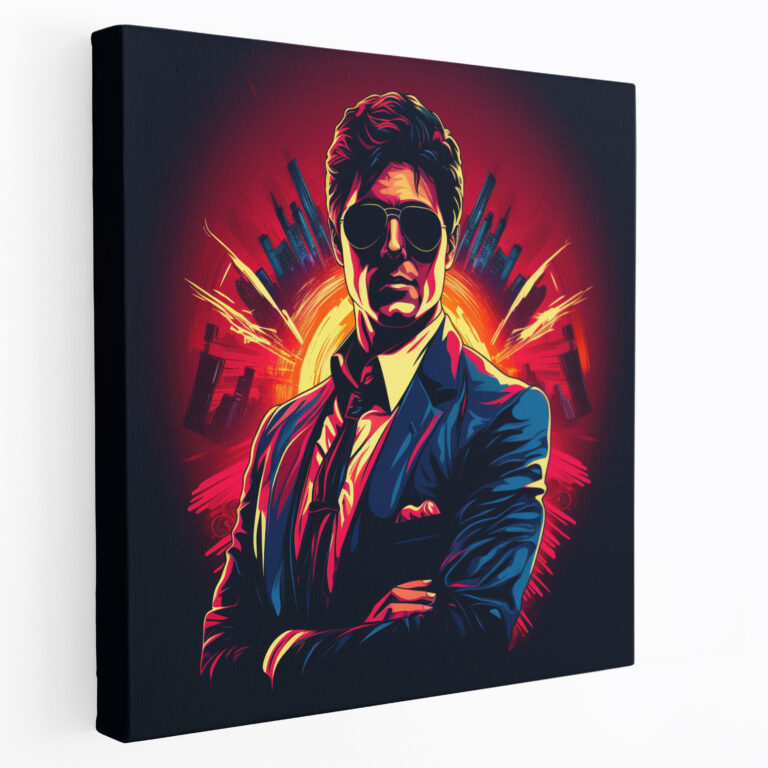 Scarface Wall Art - Scarface, Vibrant Colors, Nostalgic Vibe, Scarface