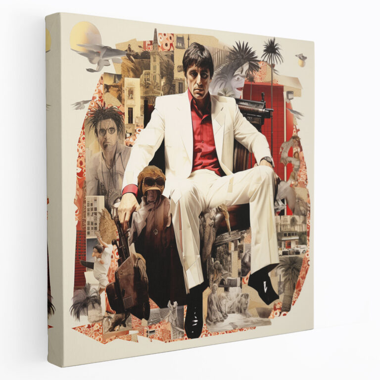 Scarface Canvas Print - Scarface, Visually Striking, Scarface, Wall Art