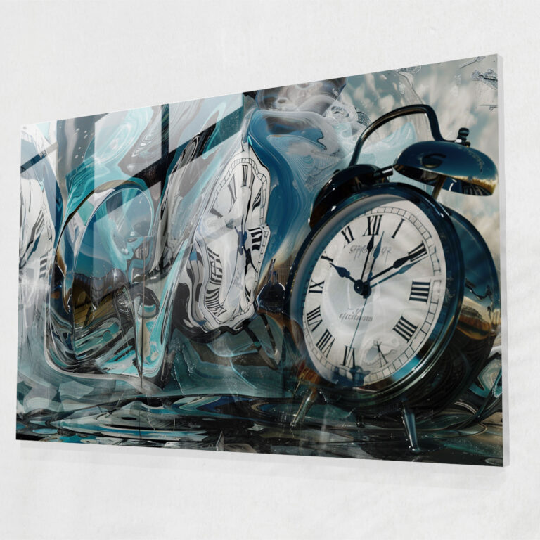 Salvador Dali Melting Clocks Glass Print - Salvador Dali, Home Decoration, Glass Print, Salvador Dali
