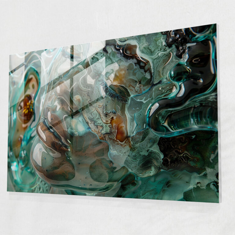 Salvador Dali Dream Sequence Glass Art - Salvador Dali, Dream Sequence, Home Decoration, Glass Art