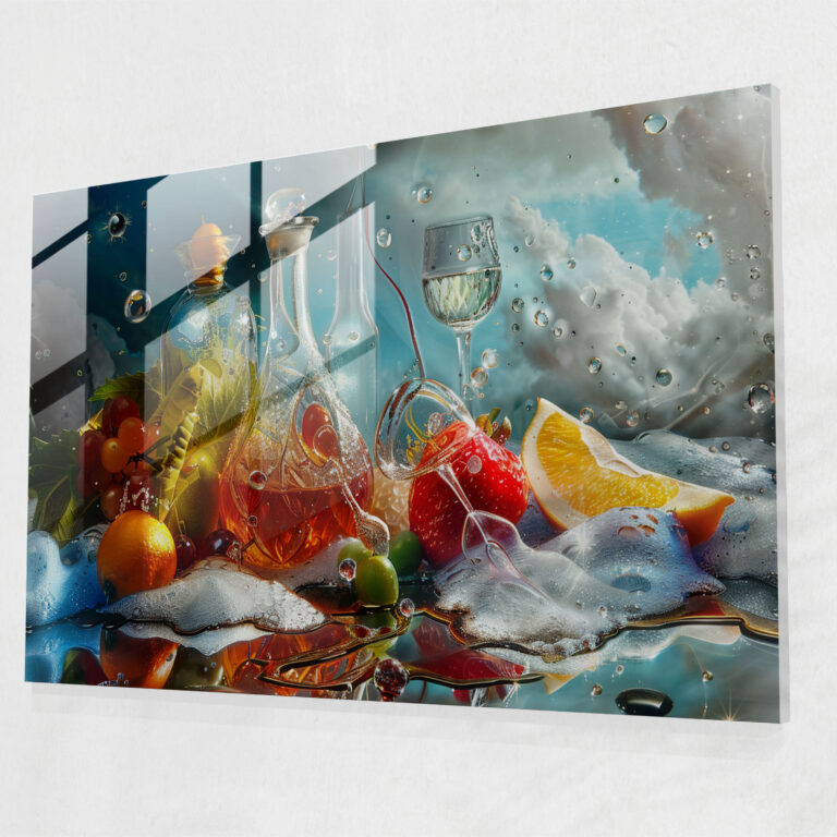 Dali Inspired Surrealistic Still Life Glass Art - Salvador Dali, Salvador Dali, Surrealism, Modern Art