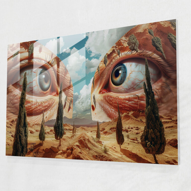 Salvador Dali Optical Illusion Glass Art - Salvador Dali, Glass Art, Wall Decoration, Modern Art