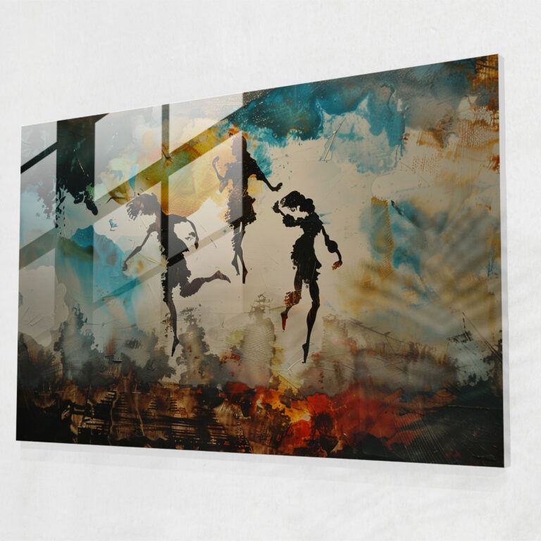Abstract Salvador Dali Glass Print - Salvador Dali, Home Decoration, Salvador Dali, Modern Art