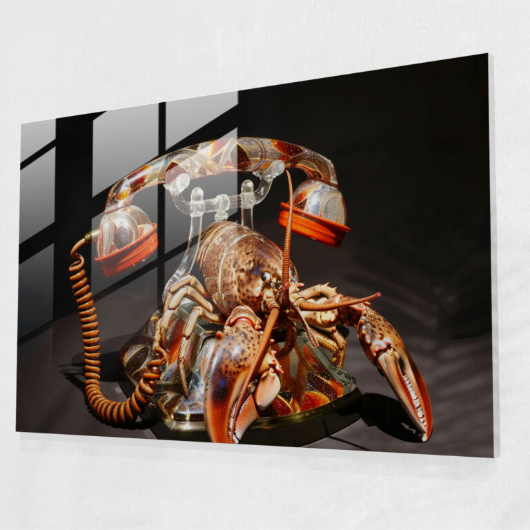 Salvador Dali Lobster Telephone Glass Art - Salvador Dali, Salvador Dali, Glass Art, Creativity